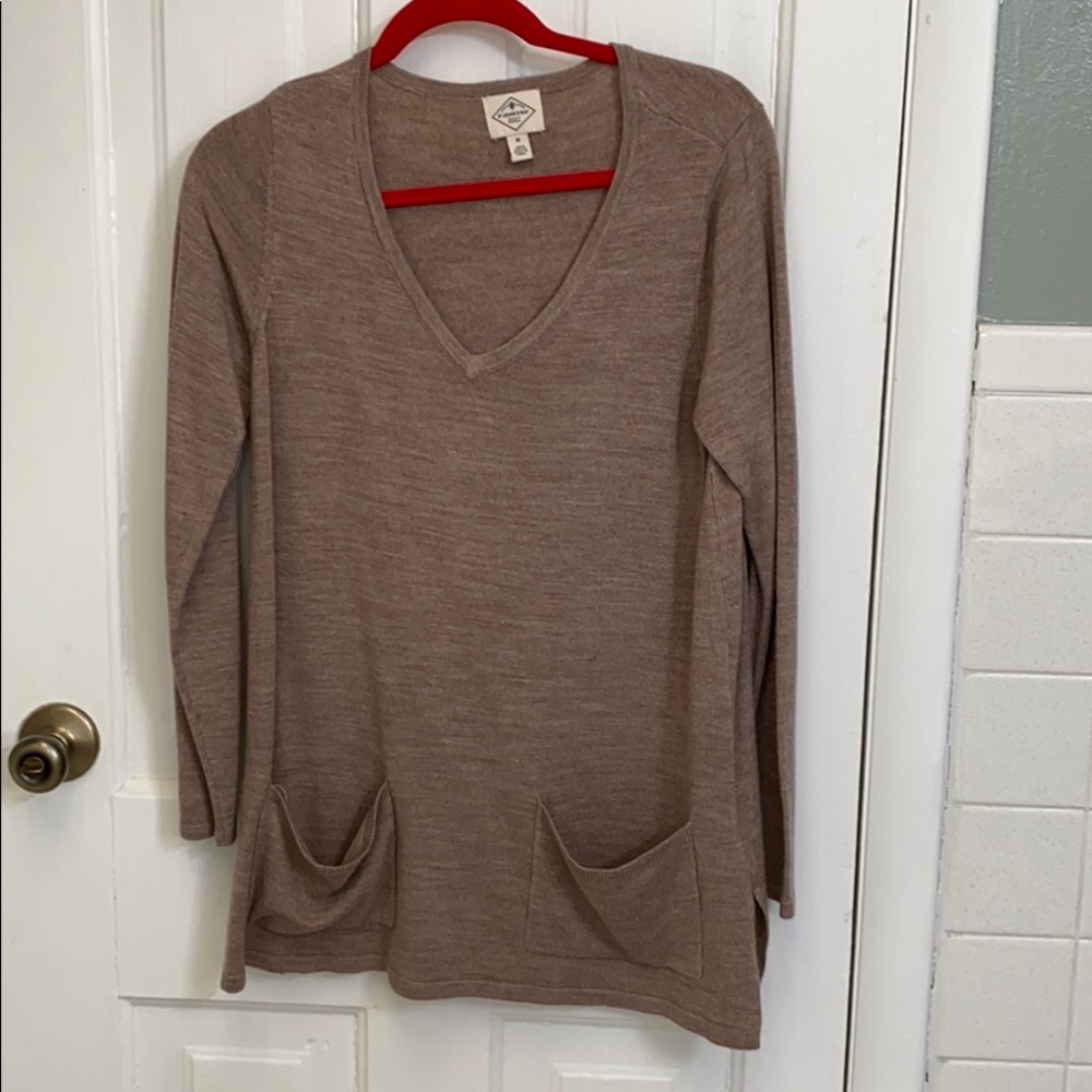 Tan sweater